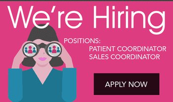 We are hiring sign coordinator and sales team