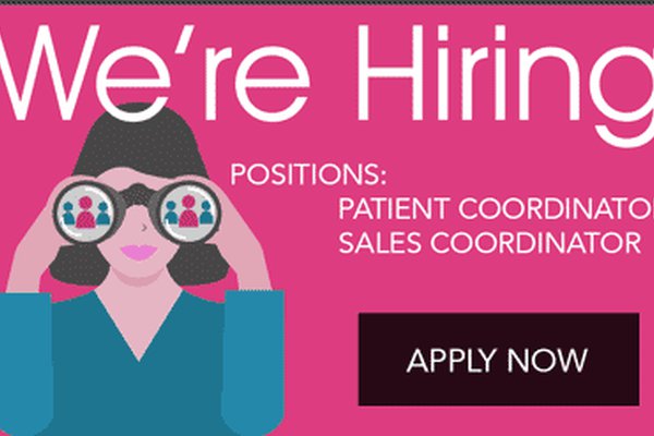 We are hiring sign coordinator and sales team